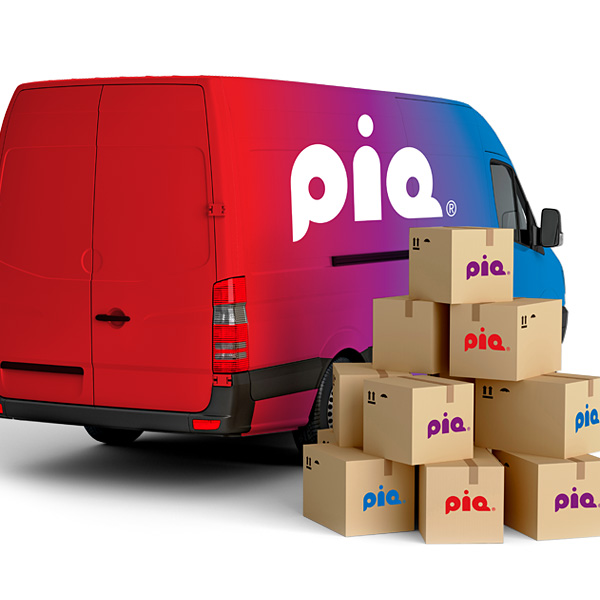 PiQ Delivery Van and Boxes
