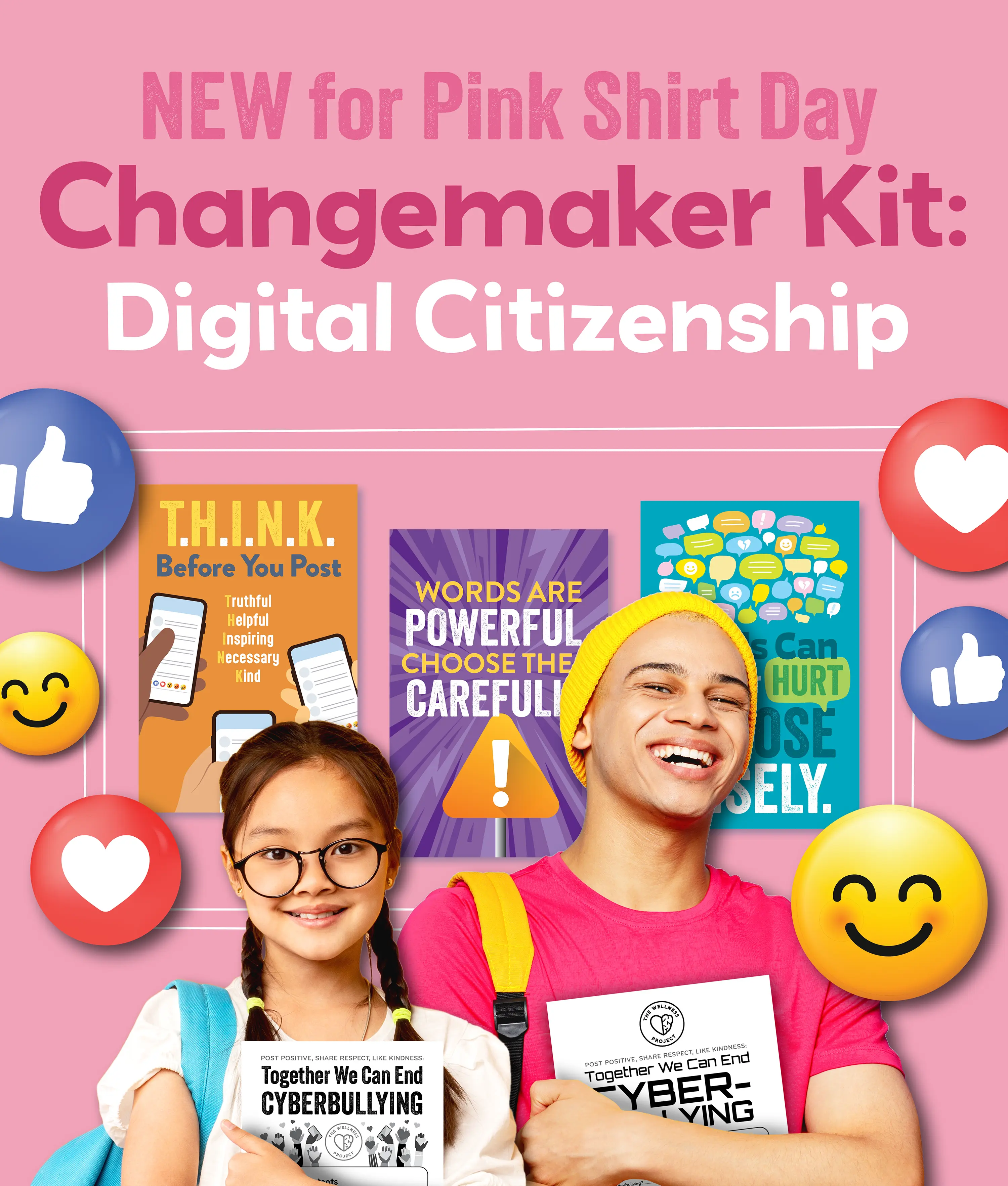 NEW for Pink Shirt Day. Changemaker Kit: Digital Citizenship