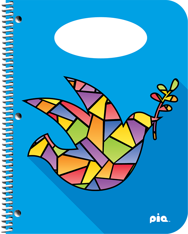Standard school agenda cover choice - Dove