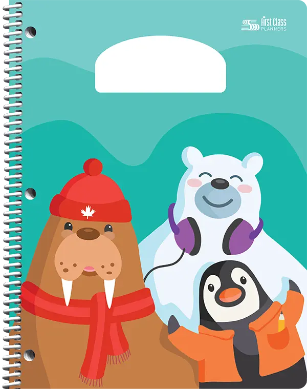 PiQ Potential Standard school agenda cover choices - Friends