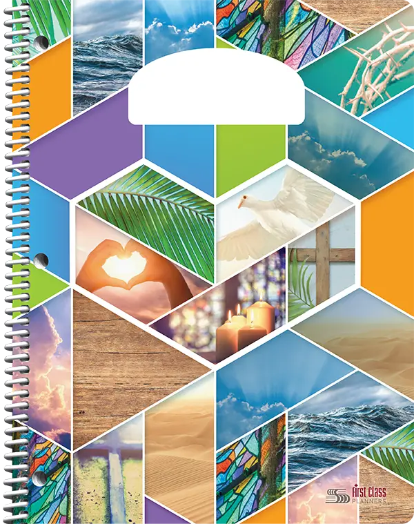 PiQ Potential Standard school agenda cover choices - Reflecting Faith