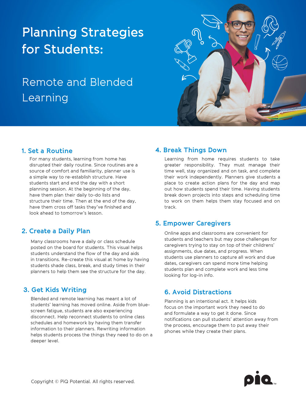 Planning Strategies for Students: Remote & Blended Learning